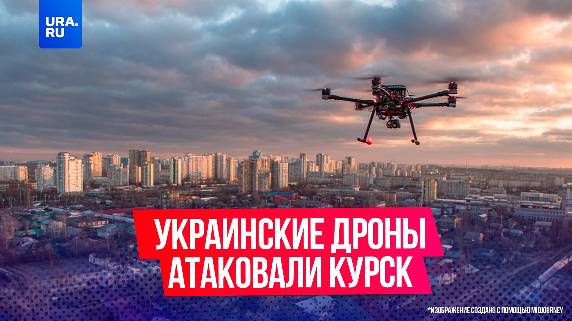 Украинские дроны атаковали Курск