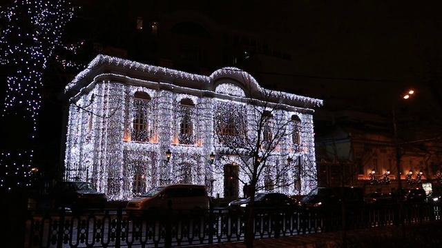 Иллюминация ресторана Пушкин в Москве СССР42