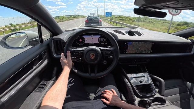 Porsche Cayenne Coupe E-Hybrid 2024 POV Test Drive