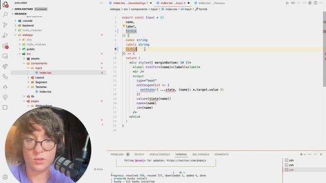 Урок 33. Форма: Formik (TypeScript, Node.js, React)