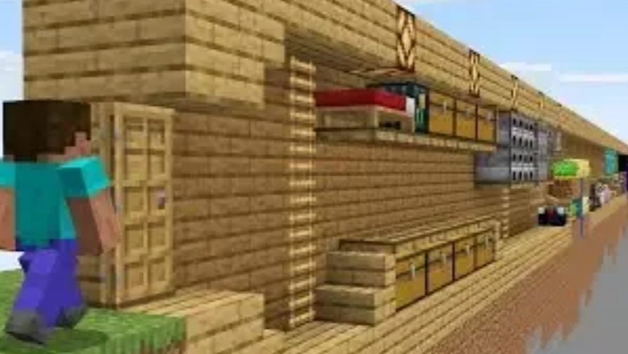 Я Построил 2D Базу в Майнкрафте! перевод