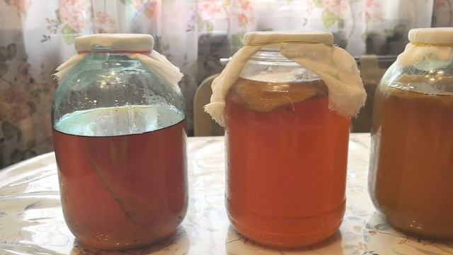 на лето очень вкусно чайный гриб