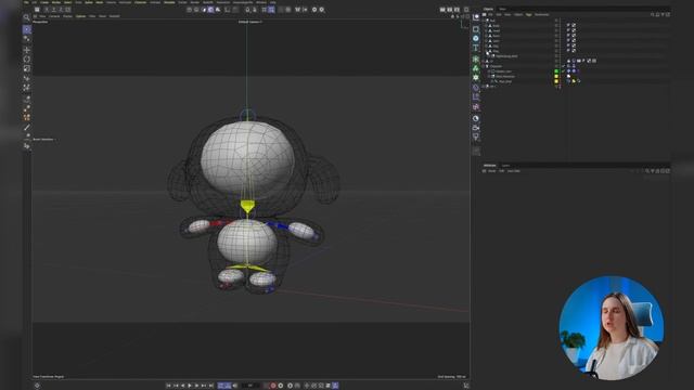Делаем RegDoll персонажа в Cinema 4D