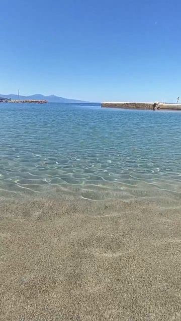 Криссталически прозрачное море на Эгейском побережье