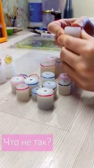 Что не так в этом видео? Залила сферы-украшения с гелих