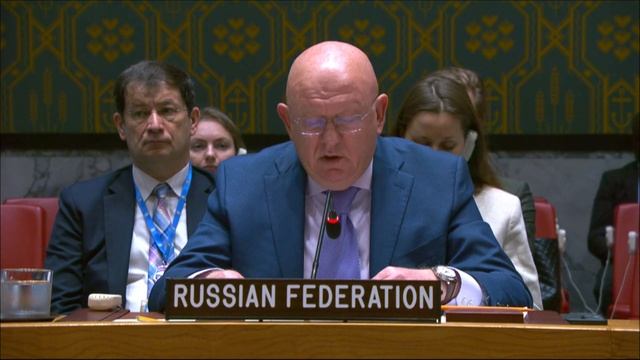Выступление В.А.Небензи в СБ ООН по поставкам западных вооружений Украине