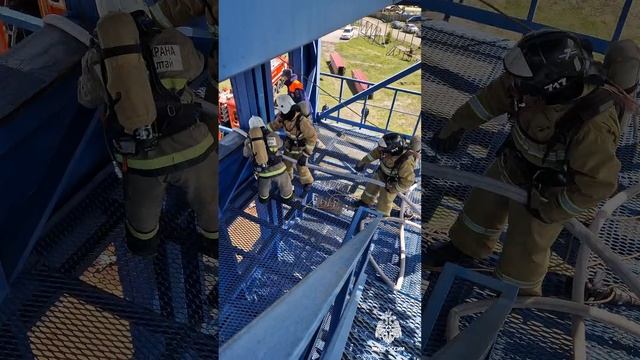 Смотр-конкурс "Лучшее звено газодымозащитной службы "