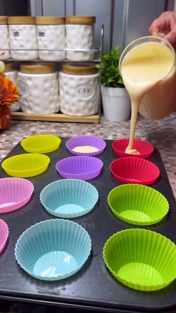 🧁 Кексы с варёной сгущенкой