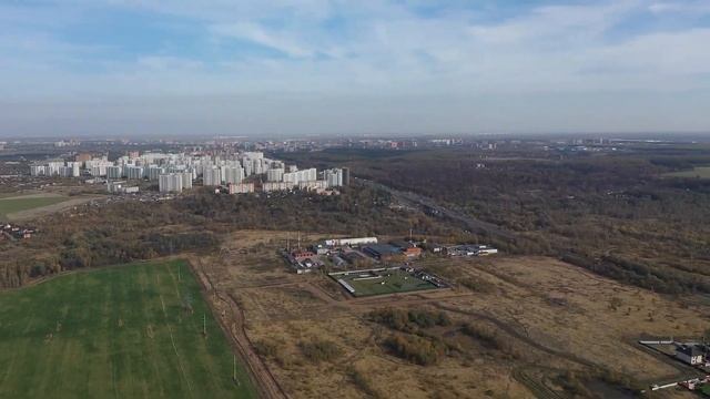 Московская область Ознобишино с высоты птичьего поле?