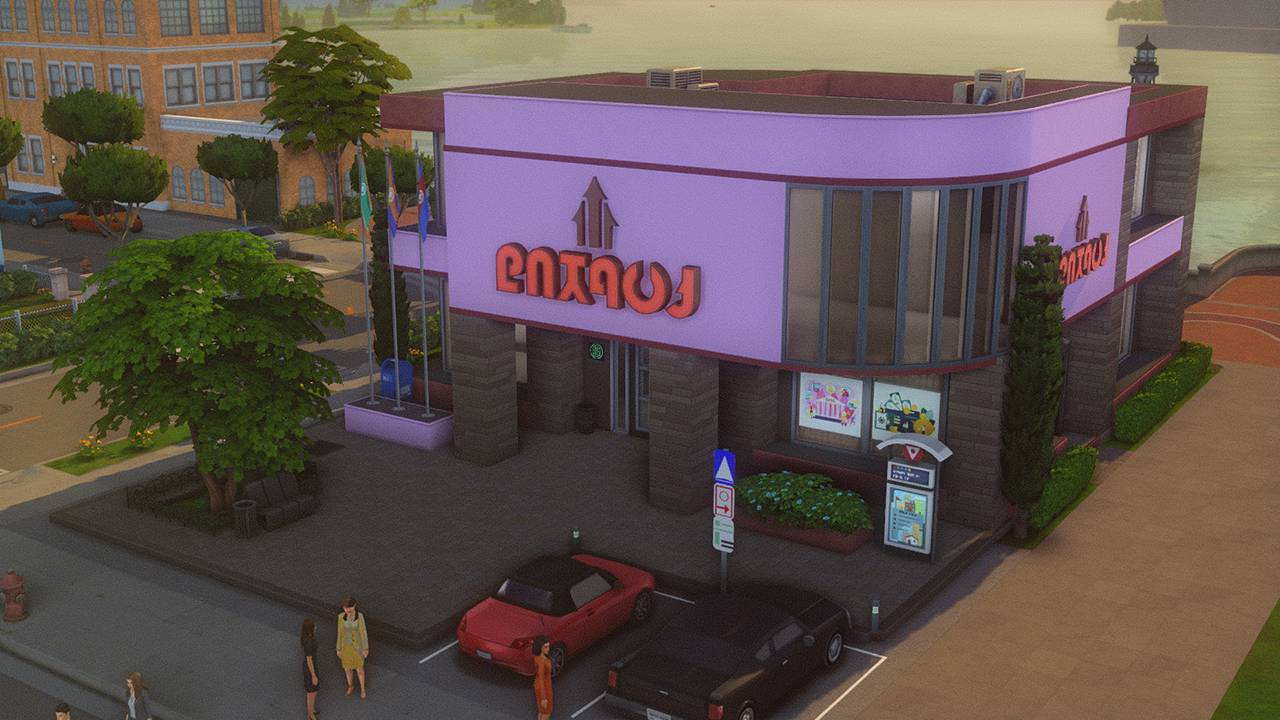 Банк, офисы МФЦ/Строительство Sims4