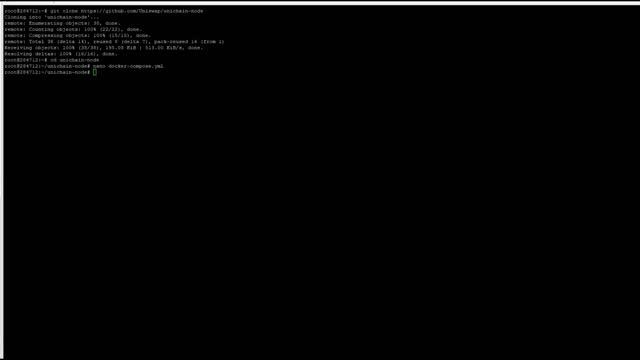 Как установить ноду Unichain в mainnet