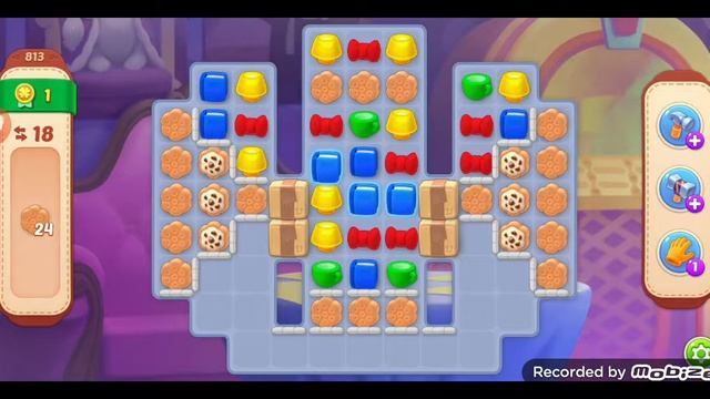 Схема прохождения игры Homescapes уровень 813