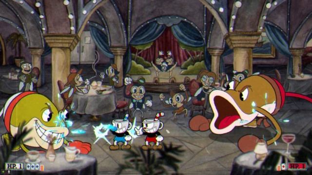 Cuphead - Игра в кооперативе . Зона 1