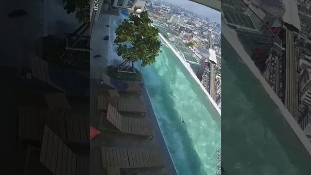 Бассейн на крыше отеля. Внезапно: землетрясение 8 баллов...