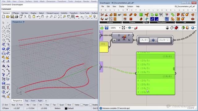 6.10 Preparing our master list for exporting to Excel - ThinkParametric