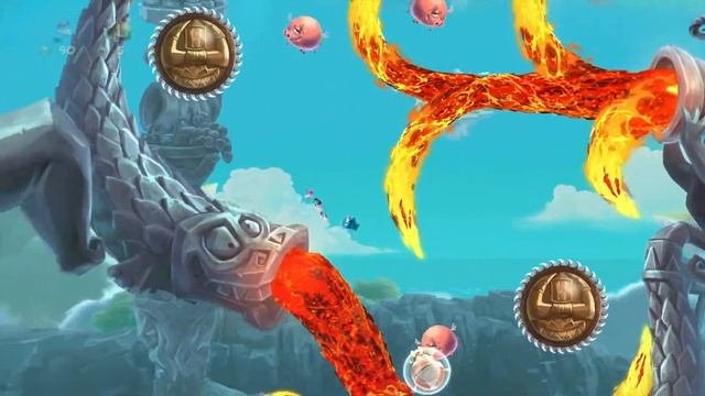 Rayman Legends 9 уровень 5 локация  1 часть 