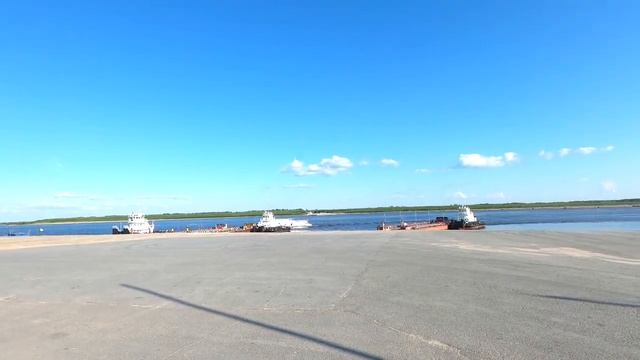 Переправляемся через Обь