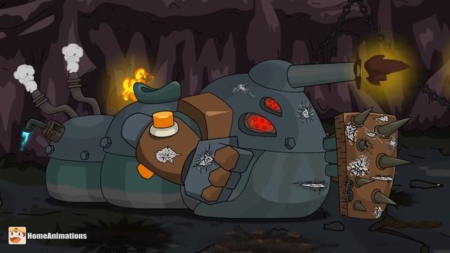 HomeAnimations – Мультики про танки  ГЛАДИАТОРСКИЙ БОЙ ： АДСКИЙ ЧЕРВЬ vs СМК !