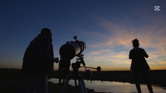Телескоп записывает звезды в реальном времени!