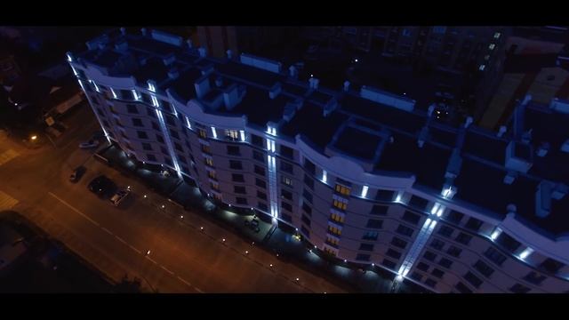ЖК "Литературный квартал" ночью