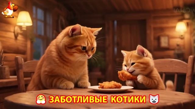 Заботливые котики спешат на помощь (42)