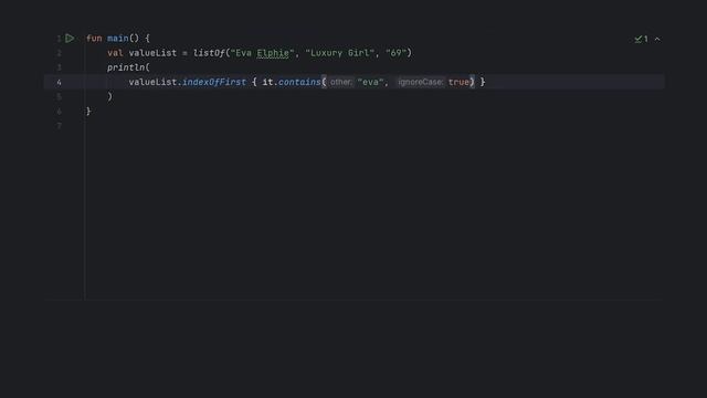 Filter, Find, Slice. Функции коллекций Koltin