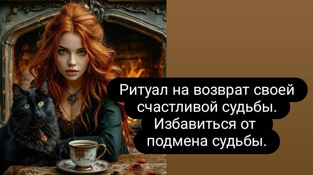 Ритуал на возврат своей счастливой судьбы. Убираем подмен судьбы. #ритуал #подменсудьбы#изломсудьбы