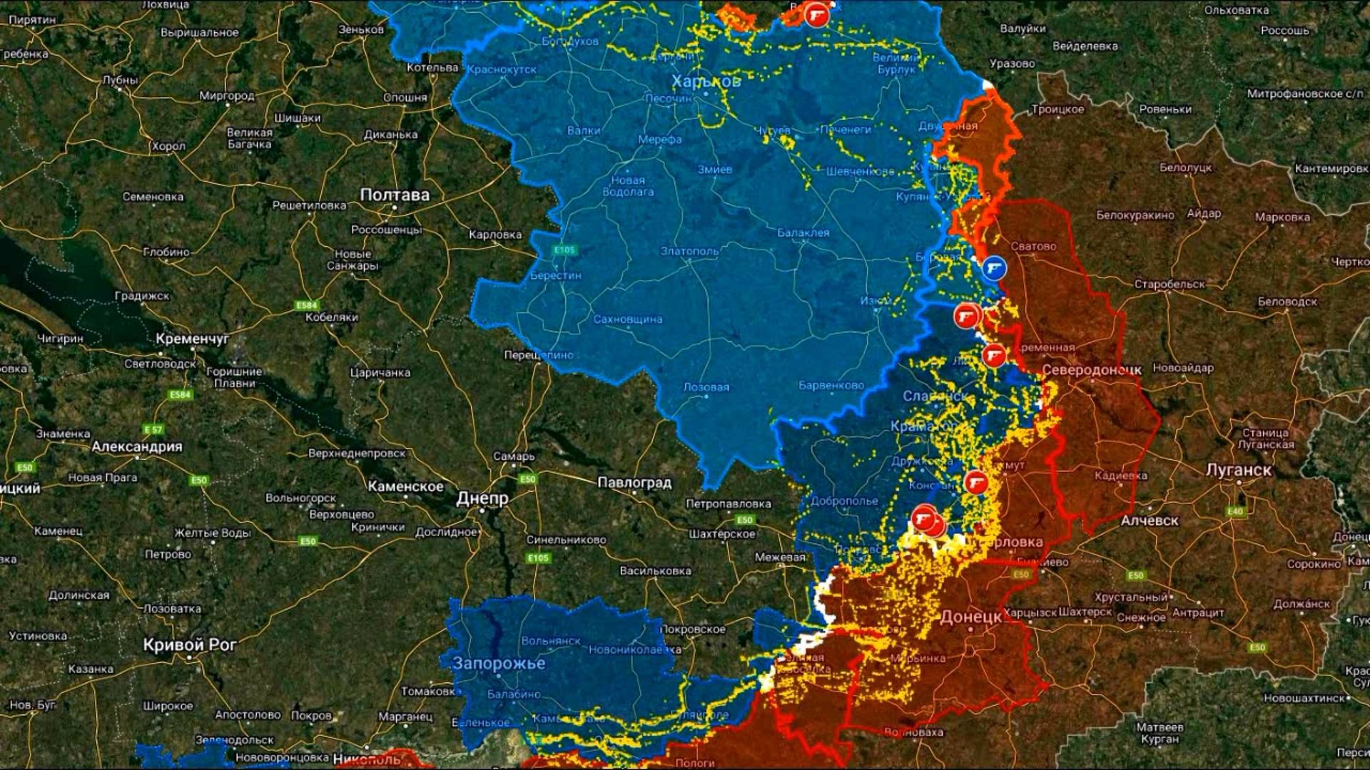 30.05.2025 Карта боевых действий. Краткая обстановка на фронте. Охват Константиновки