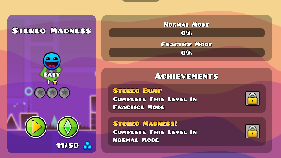 Играю в Geometry dash