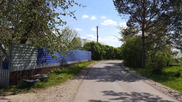 16.05.2025 09:25 пятница. Весеннее Воскресенское: по Почтовой к Упе и по разным другим улицам назад.