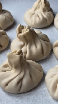 Сочные хинкали как в грузинском ресторане #shorts