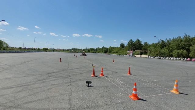 Gymkhana GP 2025. Stage 1/ Novak Aleksey KTM 690 SMC/ Heat 1. 00:59:67