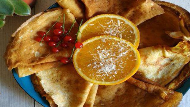 Апельсиновые блины