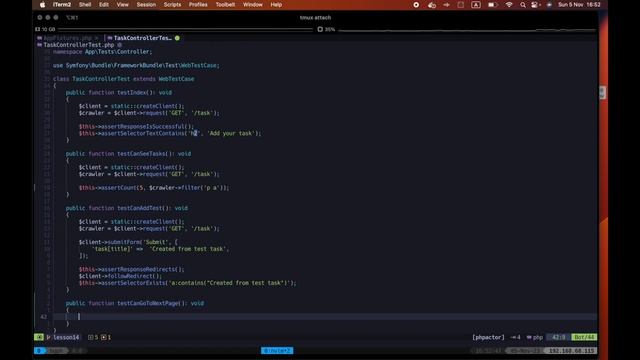 14 Todo list використовуючи Symfony framework. Тестування пагінаці?