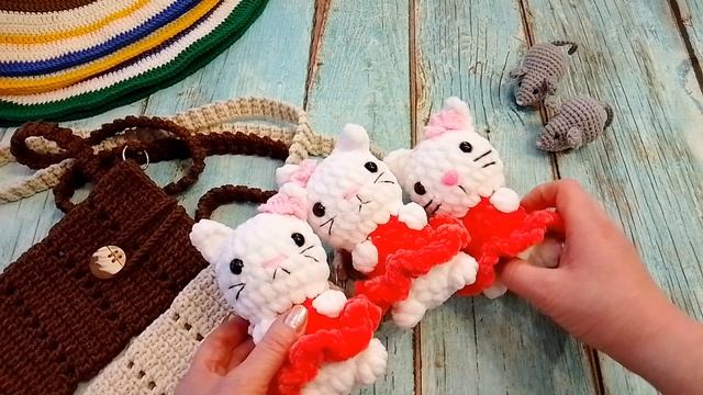 Продолжаю вязать к ярмарке. 9 готовых работ.