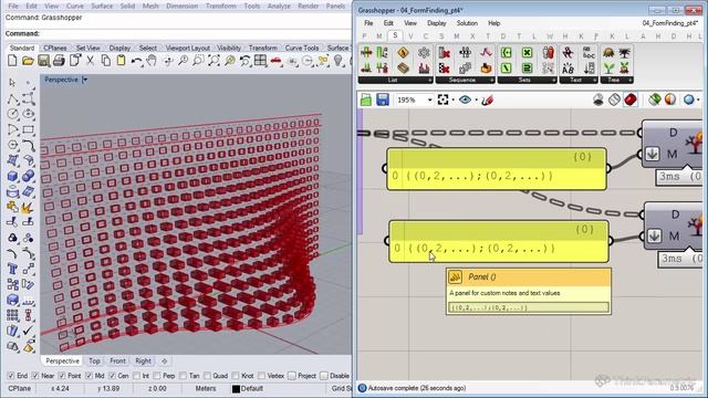 6.5 Creating the checkerboard pattern - ThinkParametric