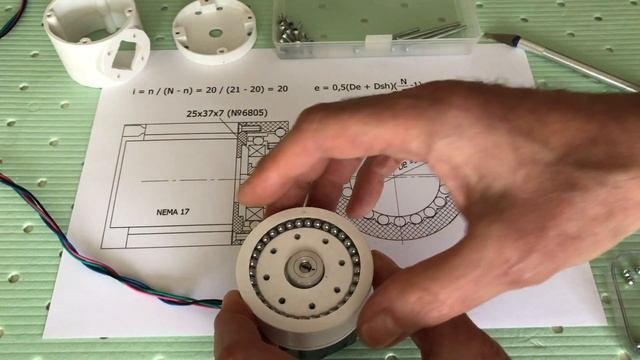 Безлюфтовый компактный привод 1:20
