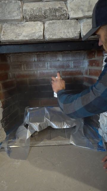 Ugly gas fireplace insert  #diy