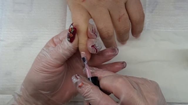 Маникюр Танюшки😍Светоотражайка👍я её уболтала. Всё ?