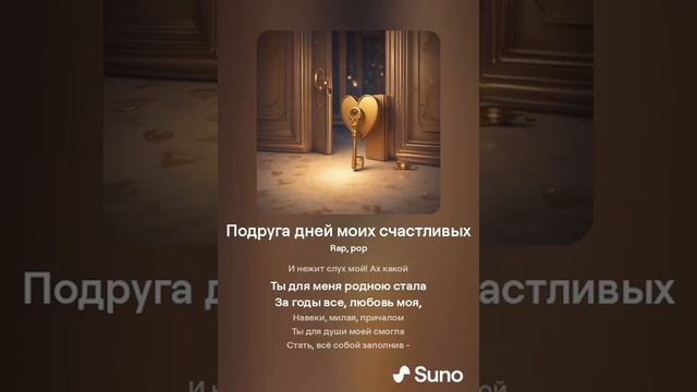 Подруга дней моих счастливых