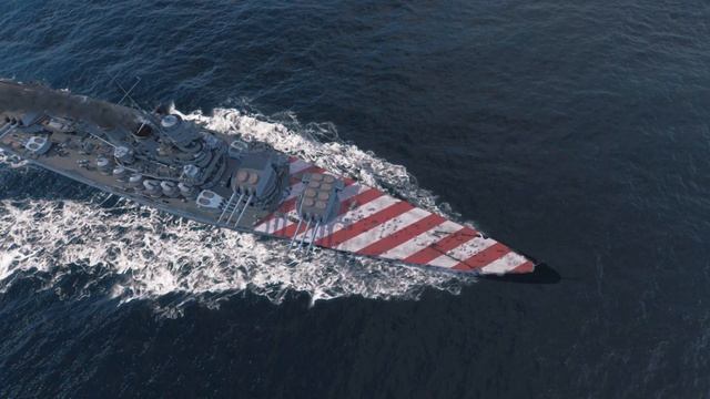 戦艦ヴェネト の動画【001】_砲撃（Battleship V.Veneto 001/Линкор В.Венето