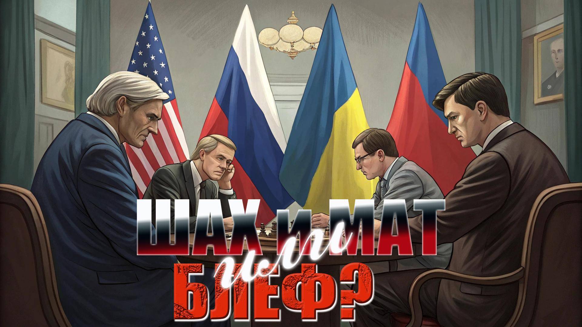 💥 "Шах и мат или блеф?" Раскрываем карты в смертельной игре Россия-Украина-США!
