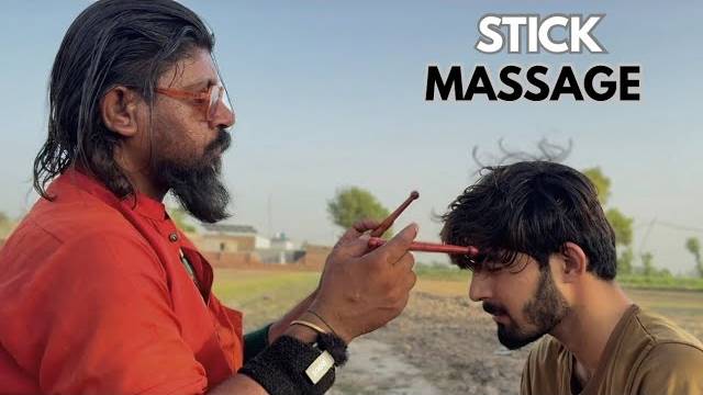BENGALI BABA STICK MASSAGE WITH SATISFIED CRACKS ｜ HEAD, BACK, AND NECK MASSAGE ｜ INSTANT SLEEP