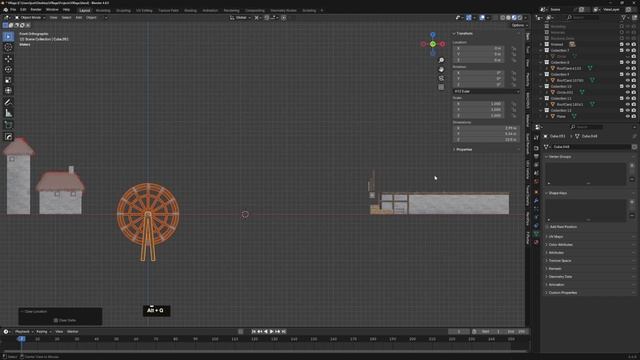 29 Village Modeling Part 07