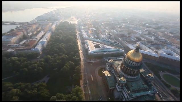 Полет на дирижабле над Санкт-Петербургом