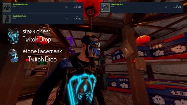 Сеты из разных скинов и скинов из Twitch Drops | RUST
