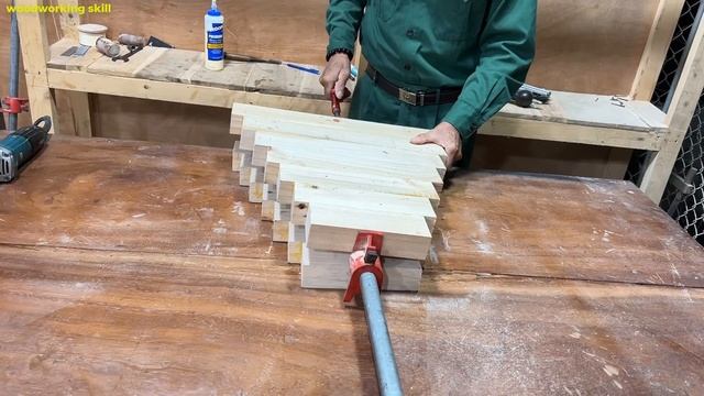 The Carpenter Recycles Old Pine Wood Into Magical Creations. How To Build A Table From Recycled Wood