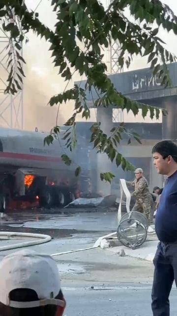 Казахстан.Взрыв прогремел на АЗС в Кульсары: 14 человек пострадали, двое погибли