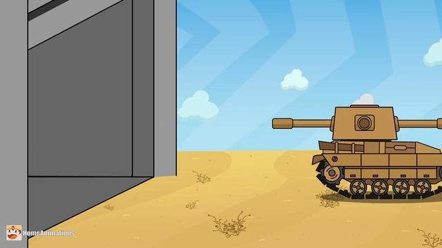 HomeAnimations – Мультики про танки  Английский Монстр - Мультики про танки