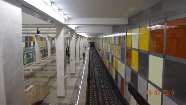 Информатор Московского метро на СЛ в честь 80 летия метро. Запись май 2015 г.